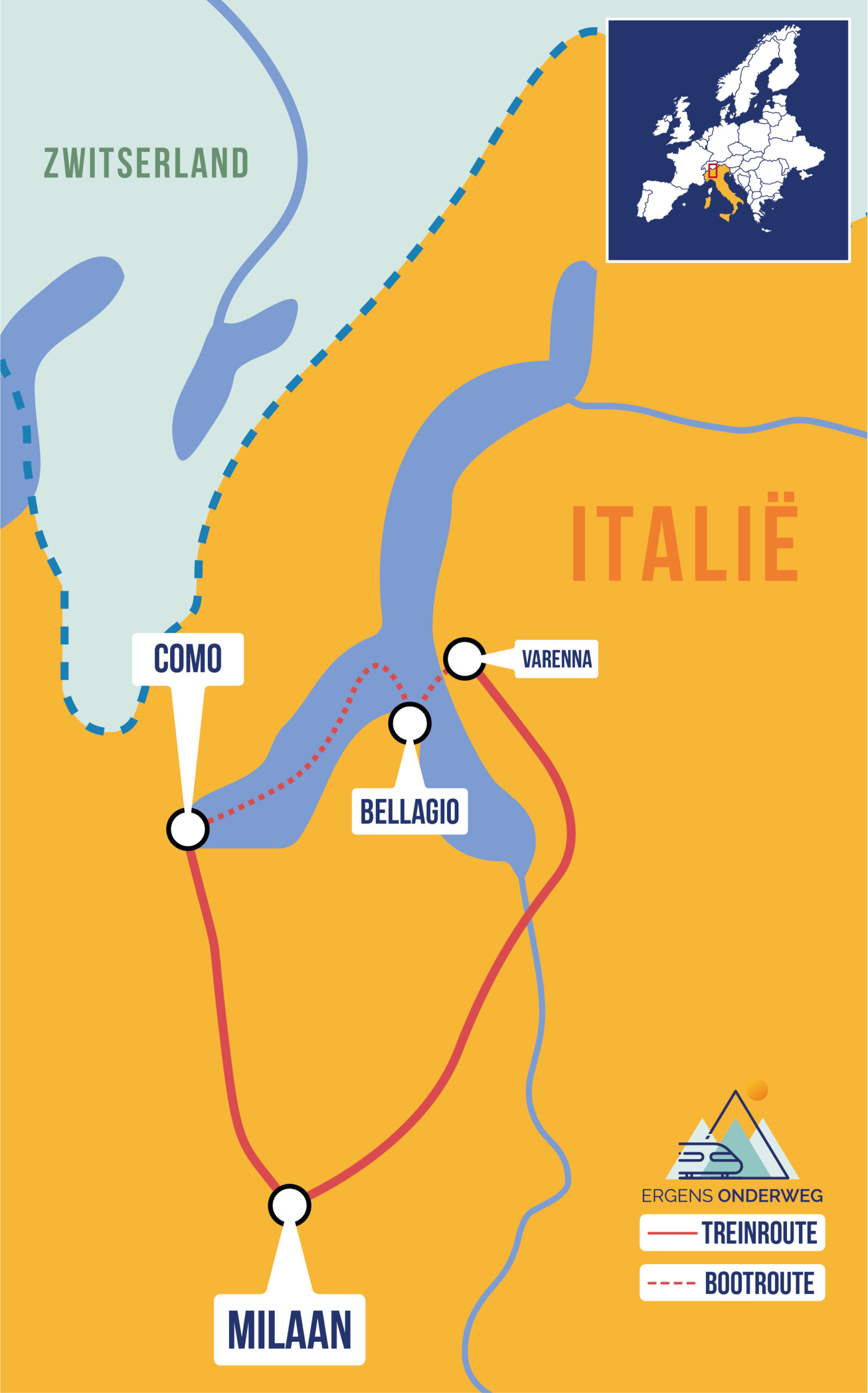 Milaan en het Comomeer